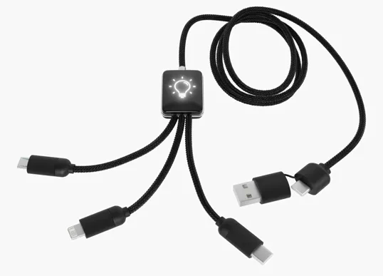 SCX Innovative Design™ 5-in-1 Eco Easy-to-Use Charging Cable — view 7