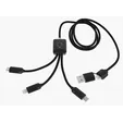 SCX Innovative Design™ 5-in-1 Eco Easy-to-Use Charging Cable — view 6