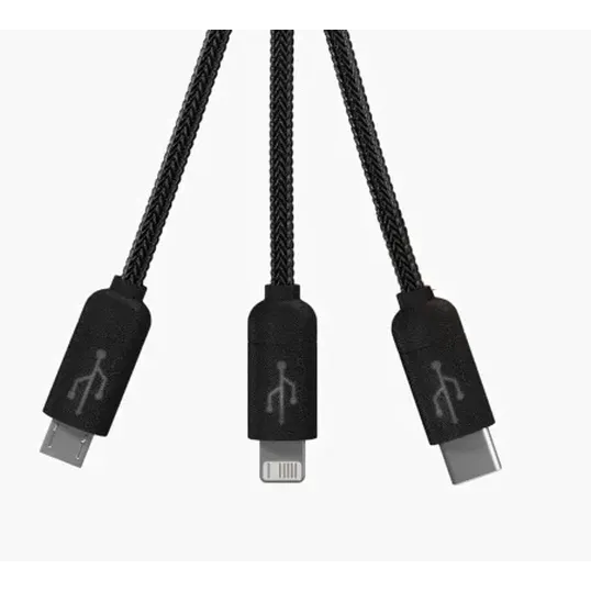 SCX Innovative Design™ RPET Data Transfer Cable, 3-Foot — view 3