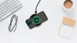 SCX Innovative Design™ Full-Color Bamboo 15W Wireless Charger — view 10