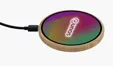 SCX Innovative Design™ Full-Color Bamboo 15W Wireless Charger — view 9