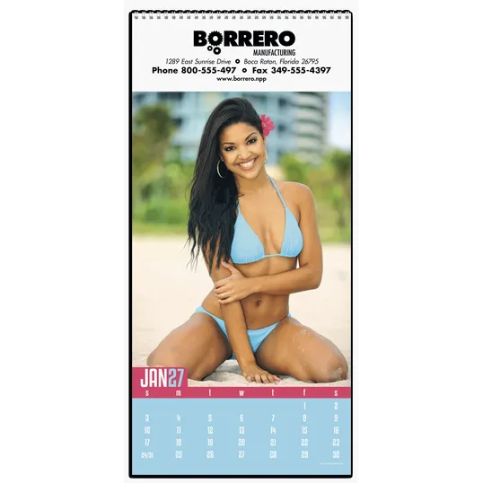 Triumph® Calendars Swimsuits Wall Calendar, 9 x 19 in. — view 2