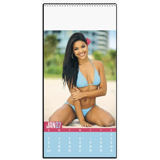 Triumph® Calendars Swimsuits Wall Calendar, 9 x 19 in. — view 3