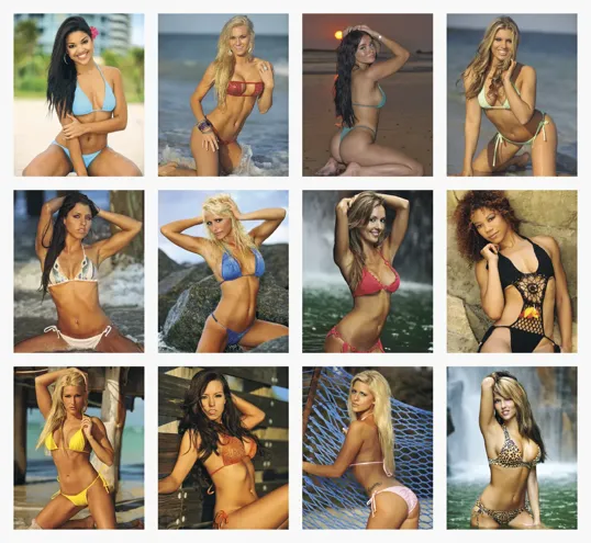 Triumph® Calendars Swimsuits Wall Calendar, 9 x 19 in.