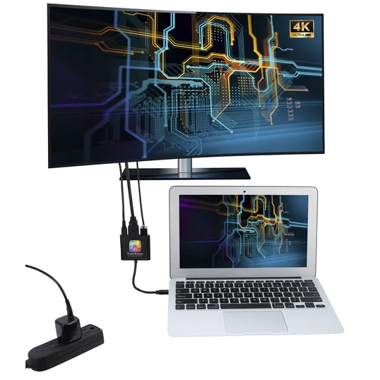Compact 3-in-1 HDMI USB Hub with 100W Power Delivery — view 5