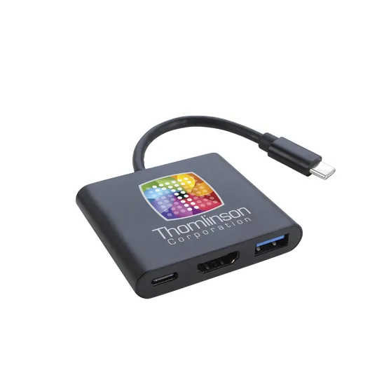 Compact 3-in-1 HDMI USB Hub with 100W Power Delivery — view 2