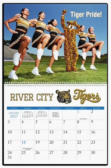 Triumph® Calendars Spiral-Bound Custom Wall Calendar, 12-Month — view 2