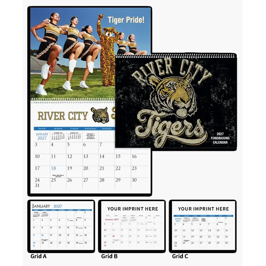 Triumph® Calendars Spiral-Bound Custom Wall Calendar, 12-Month — view 3