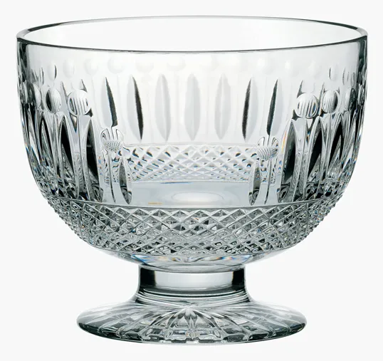 MARIO CIONI Victoria Pedestal Bowl, 24% Lead Crystal