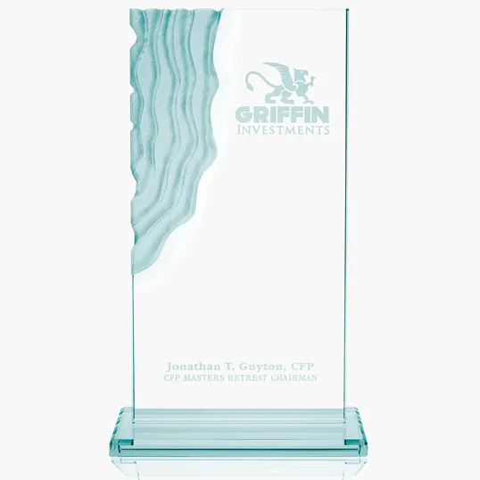 JAFFA® Jade Sculpted Waterfall Award, 12.5 in. — view 3