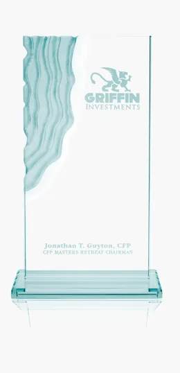 JAFFA® Jade Sculpted Waterfall Award, 12.5 in. — view 2