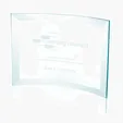 JAFFA® Jade Crystal Scroll, Medium — view 3