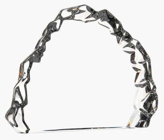 MARIO CIONI Carved Crystal Award