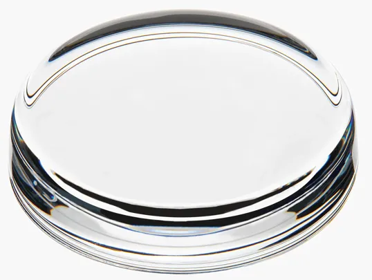 JAFFA® Round Optical Crystal Paperweight