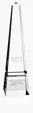 JAFFA® Barclay Obelisk Optical Crystal Award — view 2
