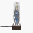 JAFFA® Dramatis Award with Lighted Base — view 2
