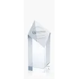 JAFFA® Spectra Pillar Crystal Award, 7-1/2" — view 2