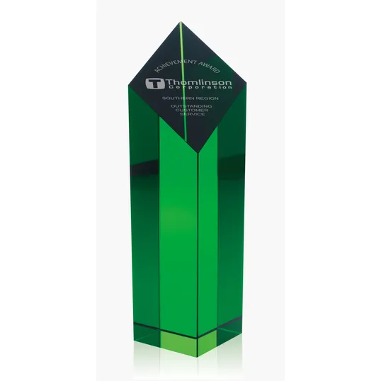 JAFFA® Spectra Pillar Crystal Award, 10" — view 9