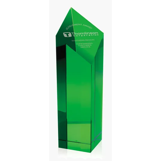 JAFFA® Spectra Pillar Crystal Award, 10" — view 8