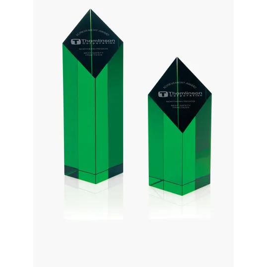JAFFA® Spectra Pillar Crystal Award, 10" — view 7