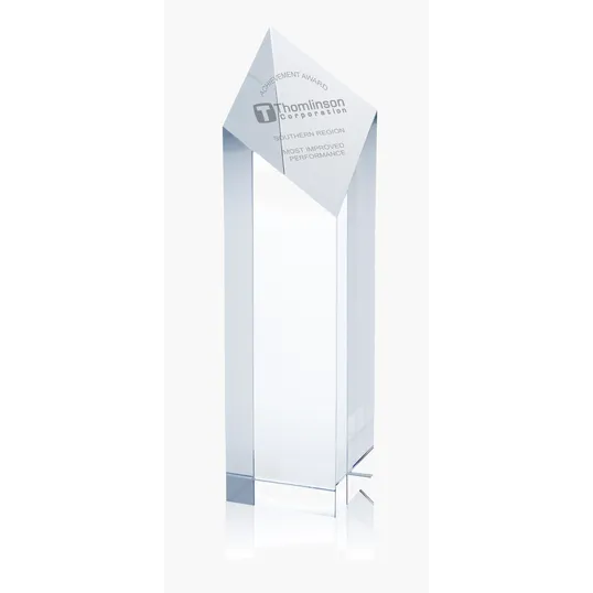 JAFFA® Spectra Pillar Crystal Award, 10" — view 6
