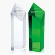 JAFFA® Spectra Pillar Crystal Award, 10" — view 10