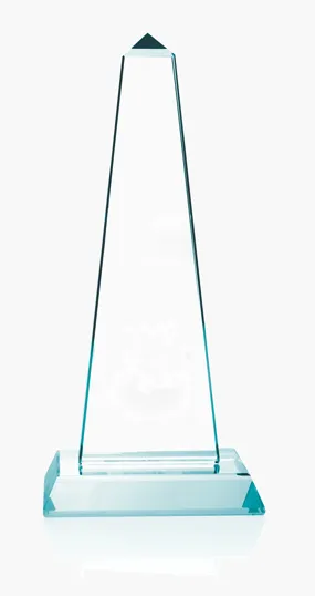 JAFFA® Mammoth Tower Large Jade Glass Award