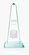 JAFFA® Mammoth Tower Large Jade Glass Award — view 2