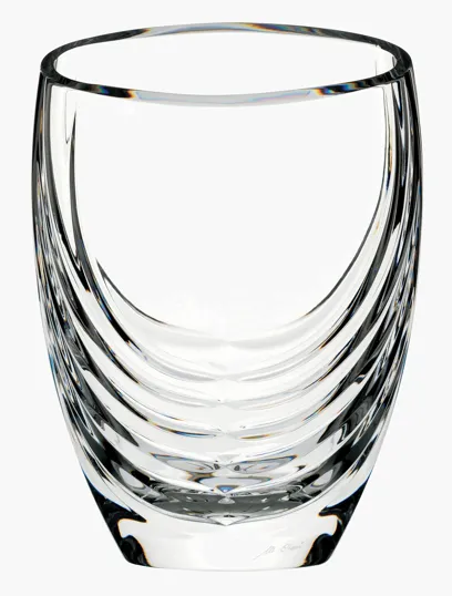 MARIO CIONI Siena Clear Crystal Vase