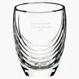 MARIO CIONI Siena Clear Crystal Vase — view 3