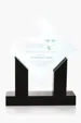 JAFFA® Diamond Jade Award with Black Base — view 3