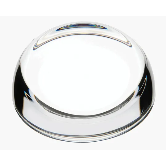 JAFFA® Clear Slant-Top Glass Paperweight