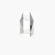JAFFA® Hexagonal Optical Crystal Tower, 5" — view 3