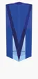 JAFFA® Atria Award - Medium, Optical Crystal — view 2