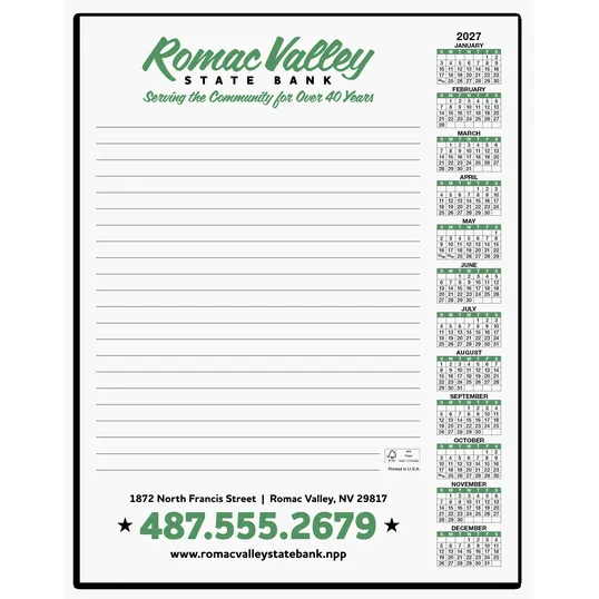 Skinner & Kennedy® Scratch Pad Calendar, 50 Sheets — view 5