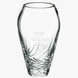 JAFFA® Whisper-Cut Vase, 24% Lead Crystal — view 2