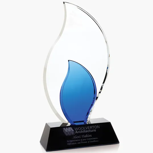 JAFFA® Trailblazer Flame Crystal Award — view 3