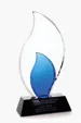 JAFFA® Trailblazer Flame Crystal Award — view 2