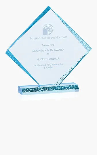 JAFFA® Diamond Ice Acrylic Award, Medium — view 6