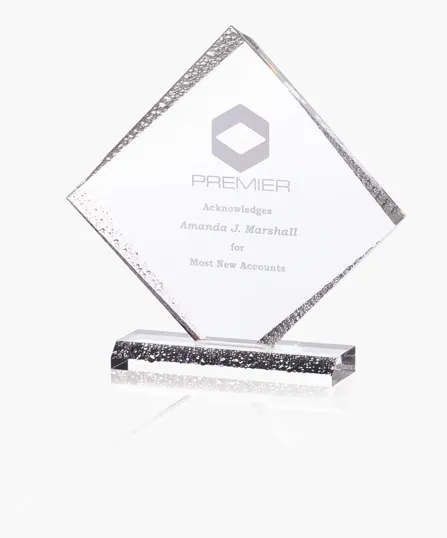 JAFFA® Diamond Ice Acrylic Award, Medium — view 5