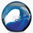 JAFFA® Wave Award Art Glass — view 6
