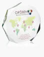 JAFFA® Enterprise Octagon Acrylic Award — view 2