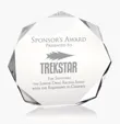 JAFFA® Enterprise Octagon Acrylic Award — view 3
