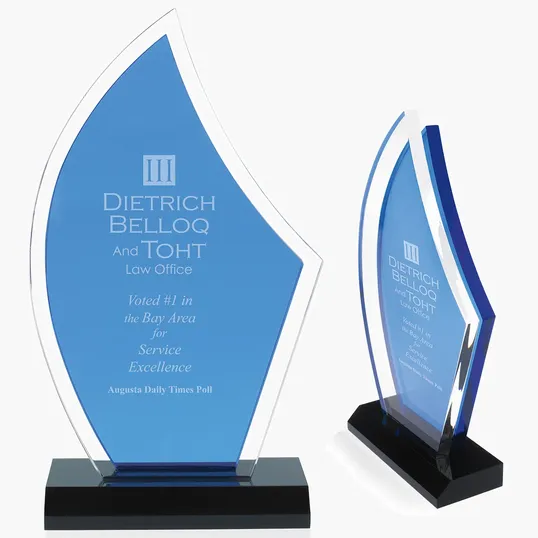 JAFFA® Acrylic Sailboat Award — view 5