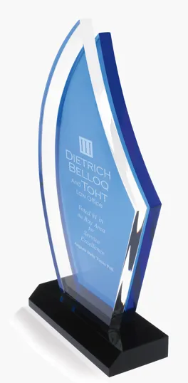 JAFFA® Acrylic Sailboat Award — view 4