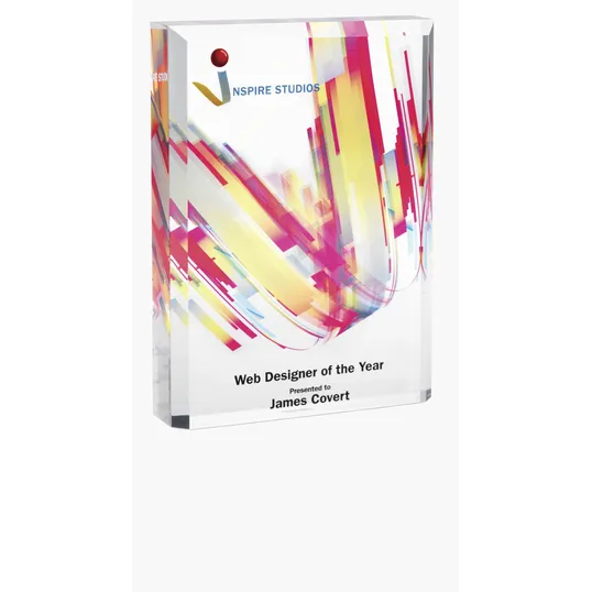 JAFFA® Acrylic Plaque, Free-Standing 3D — view 4