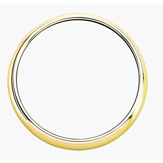 JAFFA® Radiant Leather Coaster with Brass-Plated Zinc Trim — view 3