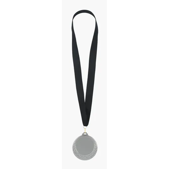 JAFFA® Laurel Wreath Medal with Black Ribbon and Quick Clip Hook — view 3