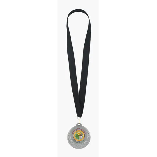 JAFFA® Laurel Wreath Medal with Black Ribbon and Quick Clip Hook — view 14