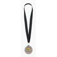 JAFFA® Laurel Wreath Medal with Black Ribbon and Quick Clip Hook — view 12